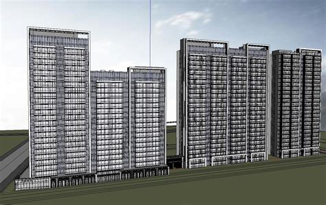 温州知名企业现代江景豪宅建筑模型设计-sketchup模型-筑龙渲染表现论坛