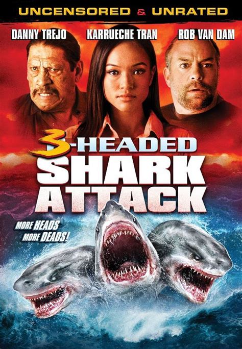 系列电影：夺命双头鲨、三头鲨、五头鲨、六头鲨！_鲨鱼