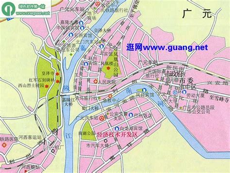 四川省广元市旅游地图 - 广元市地图 - 地理教师网