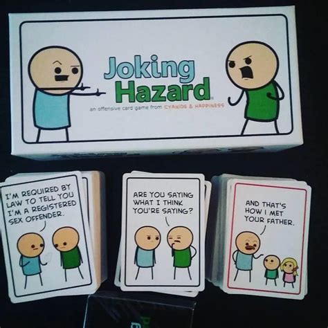 Joking Hazard Party Game Funny Games For Adults With Retail Box Comic ...