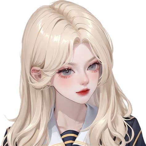 ai头像甜美女生图片