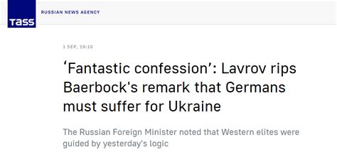 拉夫罗夫回应德国外长挺乌言论：真是荒诞的坦白_凤凰网