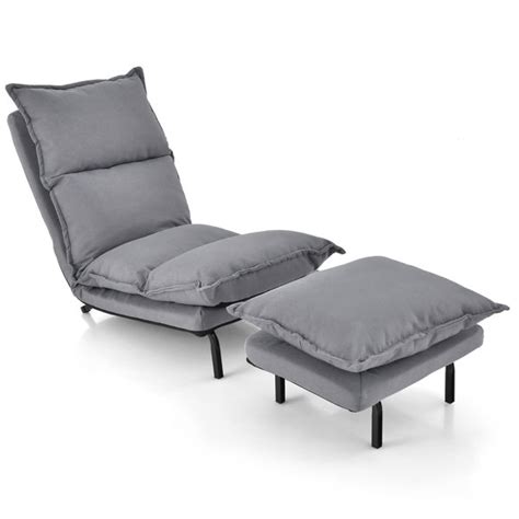 Ebern Designs Kersten Upholstered Accent Chair with Ottoman | Wayfair