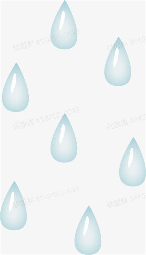 蓝色创意雨滴图片免费下载_PNG素材_编号vn2iokonn_图精灵