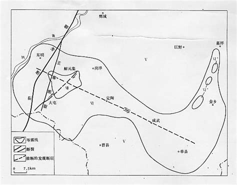 图10 菏泽5.9级地震的推断发震断层