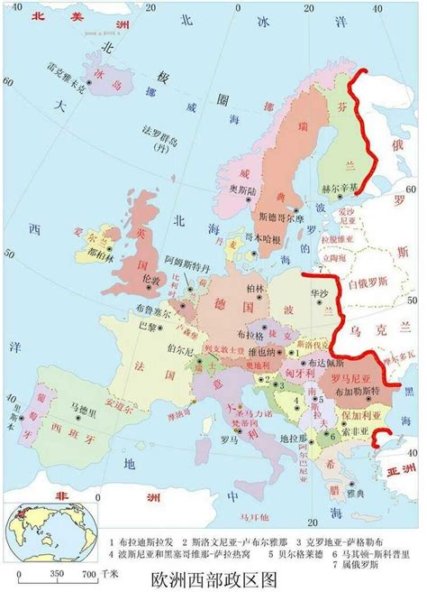 欧洲可以分为几个部分及国家,现在的欧洲分为哪几部分，各包括哪些国家？-史册号
