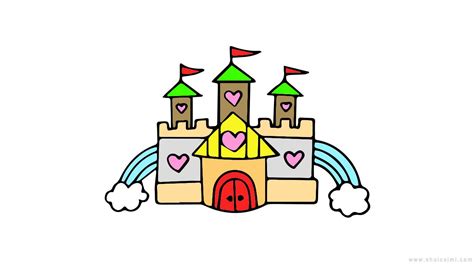 城堡卡通素材-城堡卡通元素图片下载-觅知网