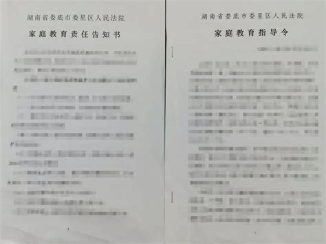 【我为群众办实事】娄星区法院发出首份《家庭教育指导令》《家庭教育责任告知书》_澎湃号·政务_澎湃新闻-The Paper