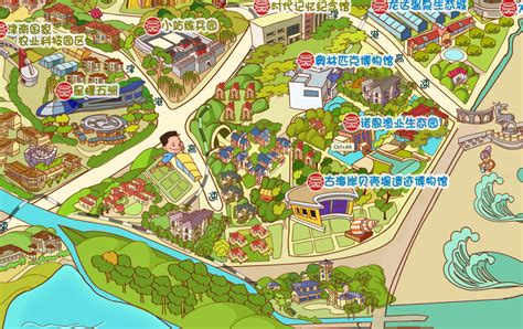 天津旅游手绘地图|平面|宣传物料|MJC0909 - 原创作品 - 站酷 (ZCOOL)