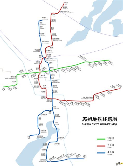 苏州地铁线路图 - 地铁图