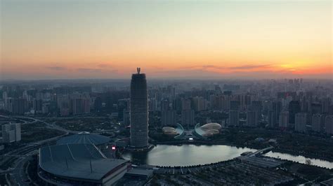 中国河南省郑州市天际线—高清视频下载、购买_视觉中国视频素材中心