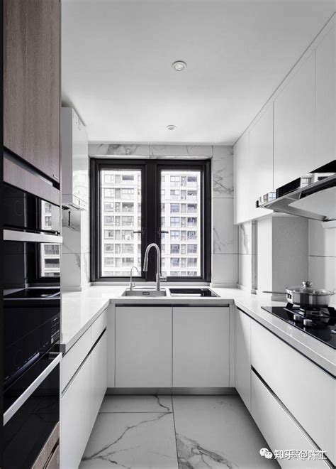 六款白色橱柜设计图，厨房也能小清新