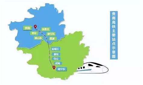 渝黔高铁350线路图一览- 贵阳本地宝
