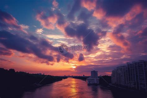今日美丽火烧云图片
