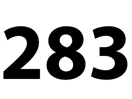 283 — двести восемьдесят три. натуральное нечетное число. 61е простое ...