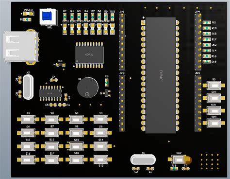 51单片机开发板原理图与PCB源文件 Altium格式 - 51单片机