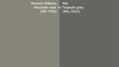 Sherwin Williams Mountain road (SW 7743) vs Benjamin Moore Millstone ...