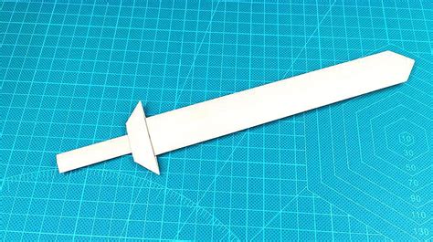 纸艺，如何制作纸刀 - 简单的折纸教程