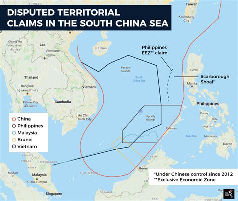 South China Sea Detailed Map
