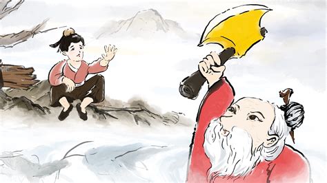 中国民间故事系列《金斧头、银斧头和铁斧头》