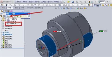 solidworks在三维模型图内如何测量尺寸_360新知