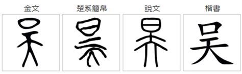 “吴” 姓的由来和汉字书法演变「书解百家姓」
