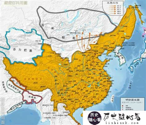 明朝世界地图图片