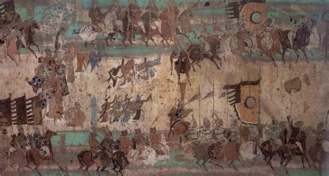 屠房,晚唐_十六国时期到元朝的历代壁画经典作品欣赏_敦煌壁画-艺术大咖