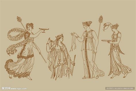 古希腊女性人物设计图__其他_人物图库_设计图库_昵图网nipic.com