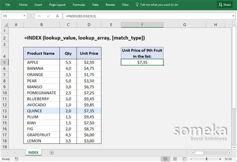 How to INDEX MATCH in Excel? - Lookup Formula - Excel Unlocked