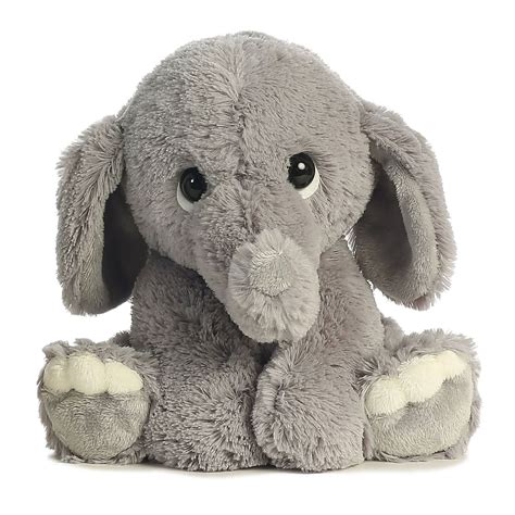 厂家直销卡哇伊婴儿填充动物毛绒大耳朵玩具大象娃娃陪伴礼物-阿里巴巴