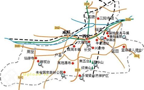汉中旅游景点地图,汉中南旅游景点,汉中市内旅游景点_大山谷图库