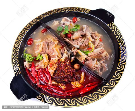 牛骨头火锅,中国菜系,食品餐饮,摄影,汇图网www.huitu.com