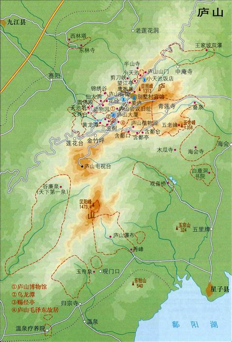 庐山地图-云景点