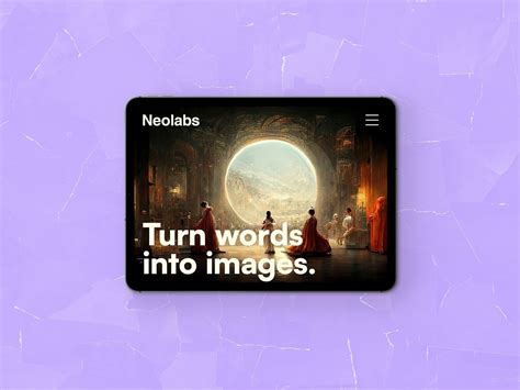 Neolabs AI艺术生成器视觉形象设计 - 设计之家