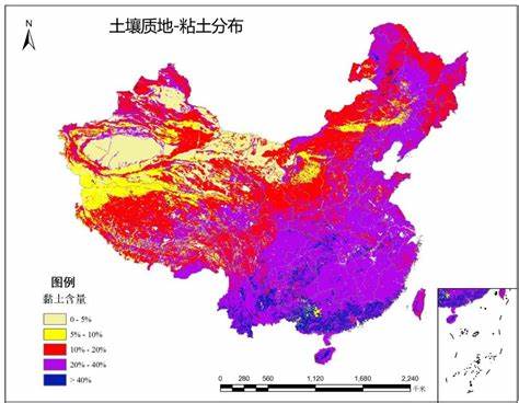 土壤类型分布表