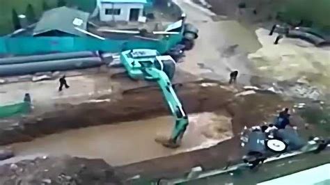 施工事故 挖机视频表演挖掘机工作视频流畅_腾讯视频