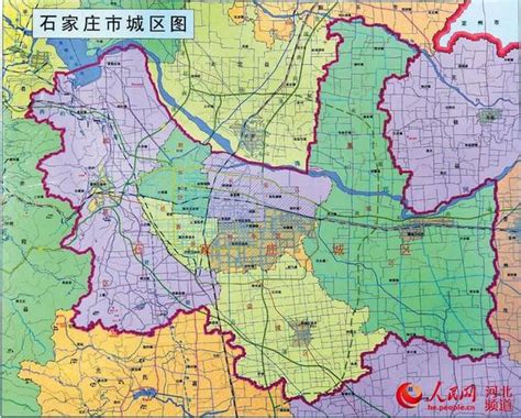 河北省石家庄市地图-求一张石家庄各区划分地图