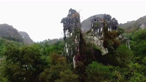 航拍桂林最大景区 1分钟看完桂林市区风景精华 桂林七星公园
