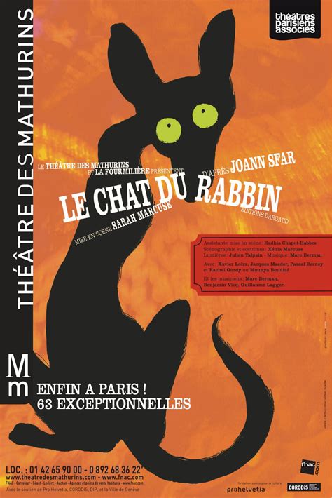 le chat du rabbin joann sfar theatre mathurins