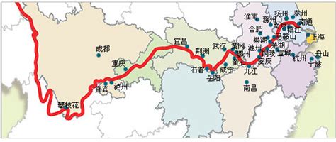 长江三峡地图图片