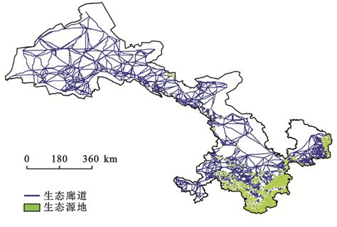 甘肃省土地沙化敏感性及生态空间网络优化