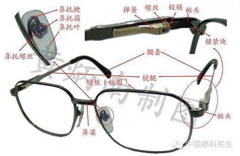 眼镜结构名称示意图,普通眼镜的示意图,眼睛图并带名称图(第2页)_大山谷图库