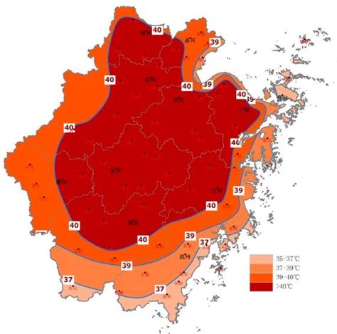 今（6日）杭城最高气温41℃ 再破历史极值 - 浙江首页 -中国天气网