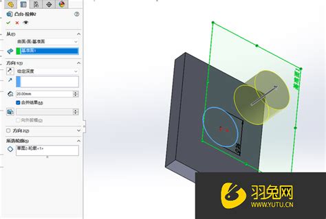 SolidWorks的拉伸命令是什么？SolidWorks的拉伸命令介绍-羽兔网