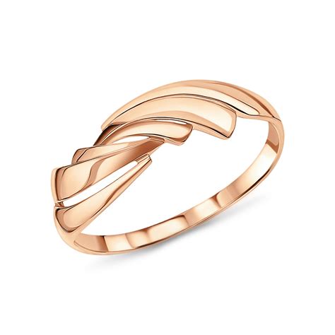 Золотое кольцо МОСКОВСКИЙ ЦЕПЕВЯЗАЛЬНЫЙ ЗАВОД 70212900*: розовое золото ...