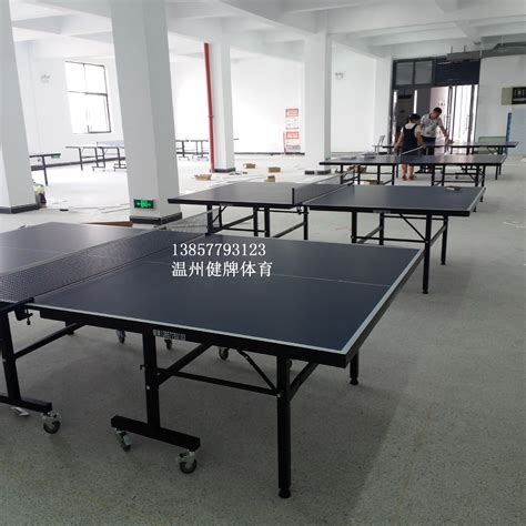 乒乓球台 室内折叠式室内乒乓球桌价格 乐清乒乓球台尺寸图片-阿里巴巴