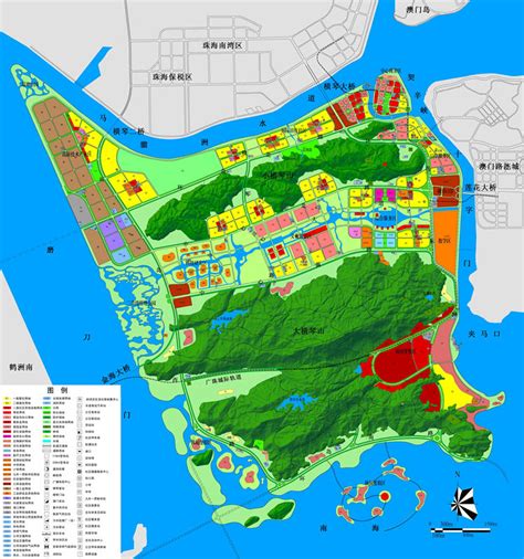 珠海地区分布图,珠海区域划分,珠海各区域划分_大山谷图库