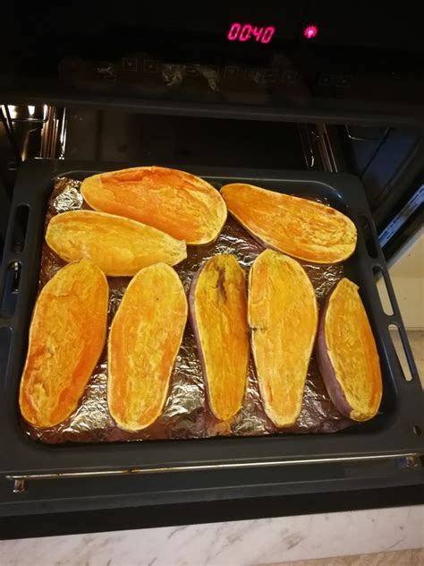 【家庭烤箱版 烤地瓜的做法步骤图】方灵FL_下厨房