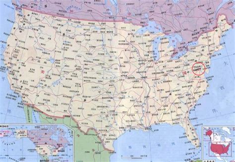 美国城市地图_美国各州地图 - 随意云